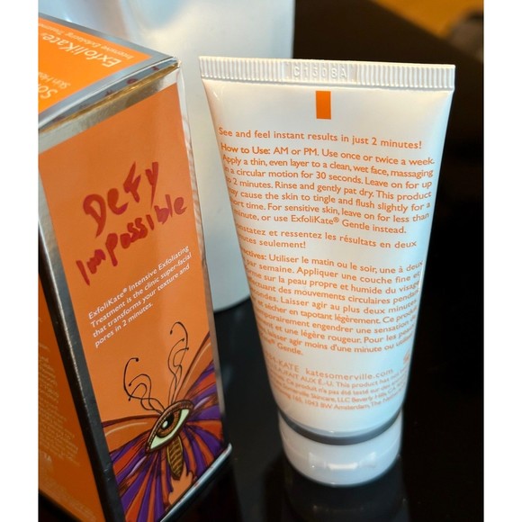 NIB LIMITED ED Kate Somerville EXFOLIKATE Intensive Exfoliating Treatment AHA - Picture 10 of 13